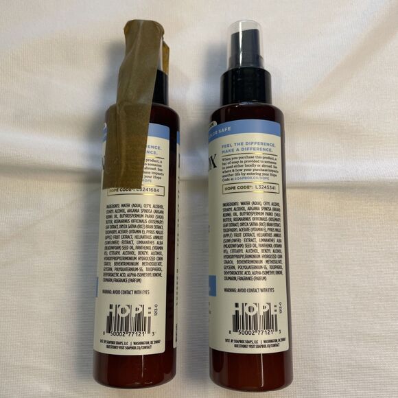 Soapbox Argan Oil Anti-Frizz Smoothing Serum 5 Oz Lot Of Two NEW Vegan Hair Care - Picture 3 of 6